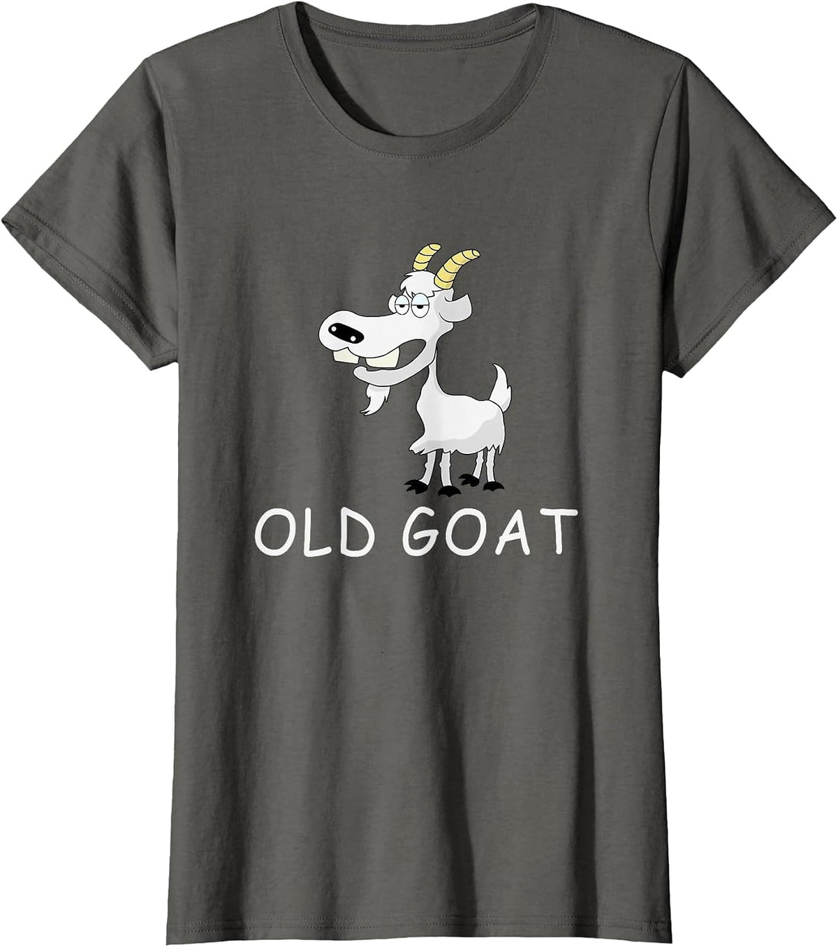 Funny Old Goat T-Shirt - Asphalt Grey