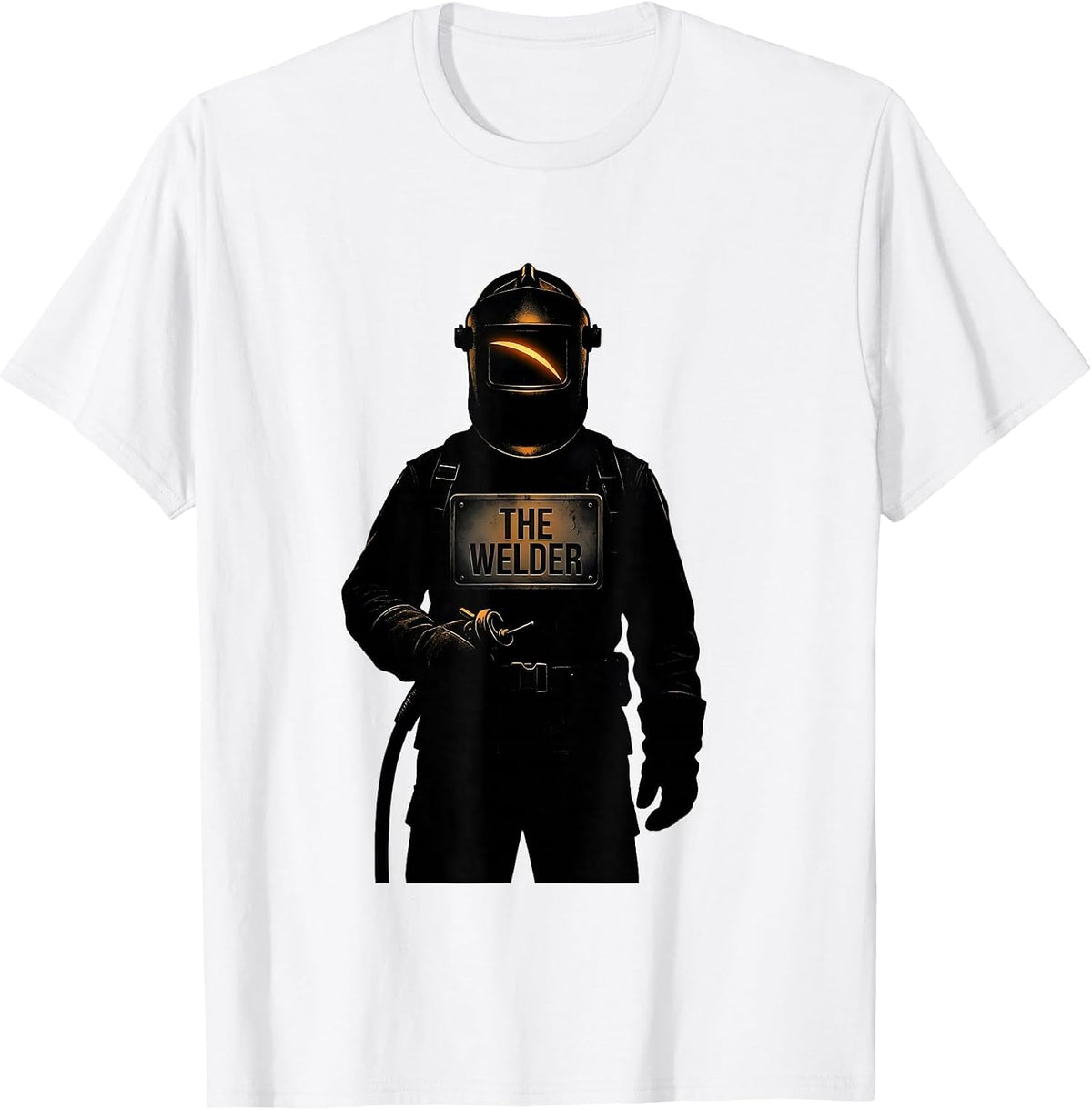 Men's THE WELDER Silhouette Metal Worker Welding Humor T-Shirt - White