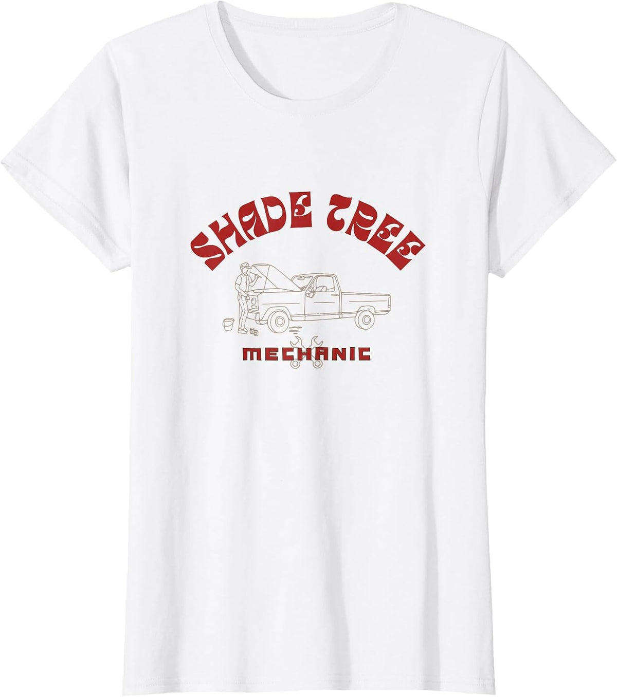Shade Tree Mechanic T-Shirt - White
