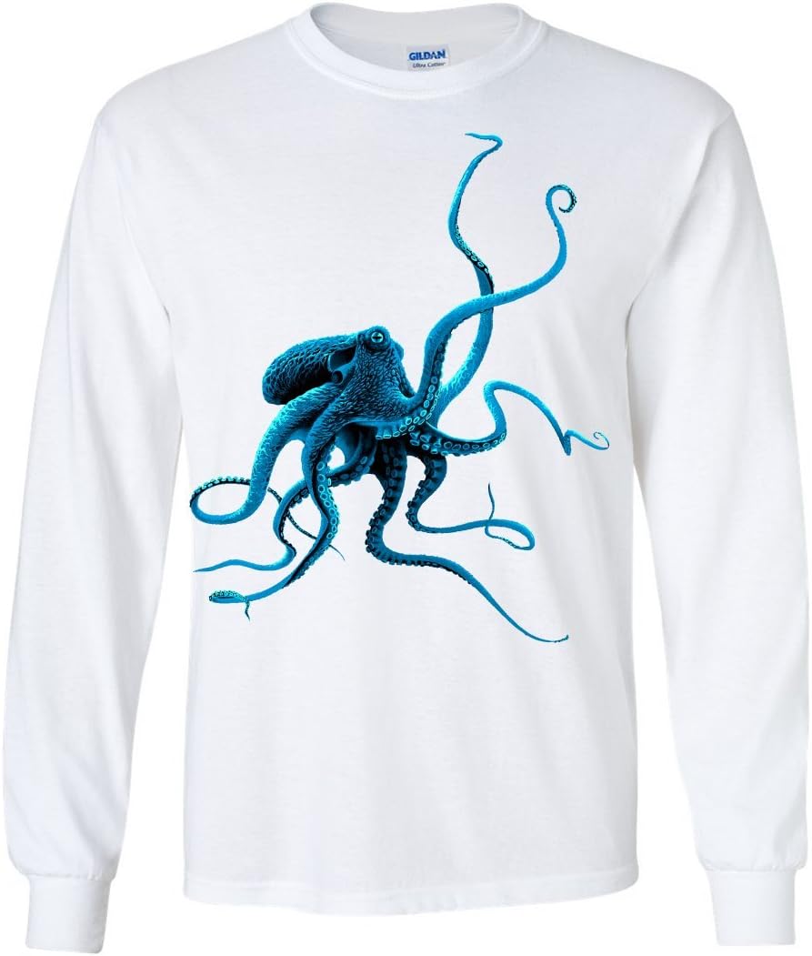 Octopus Long Sleeve Shirt - White