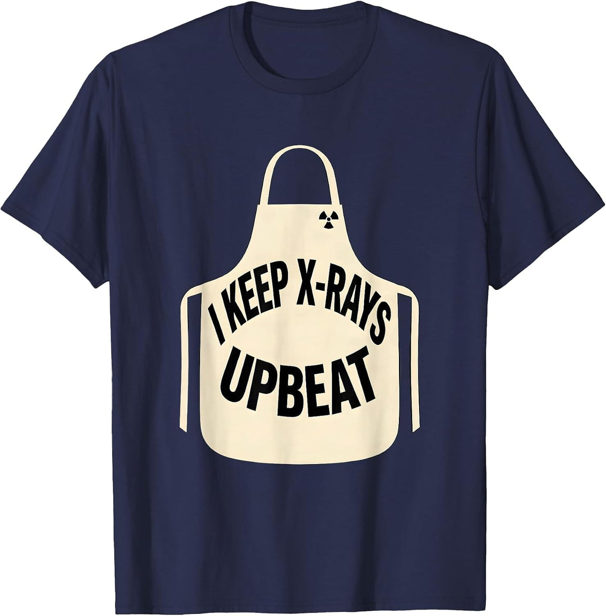 Men's I Keep X-Rays Upbeat Radiology Tech Rad Tech X-Ray T-Shirt - Navy Blue