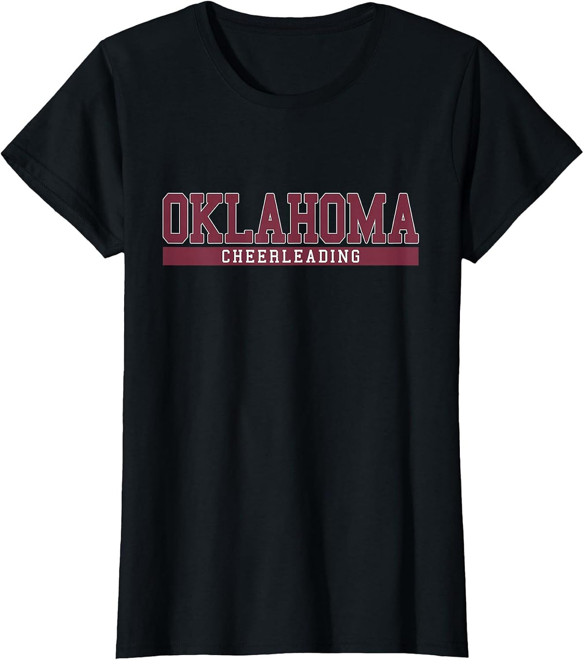 Oklahoma Cheerleading T-Shirt - Black