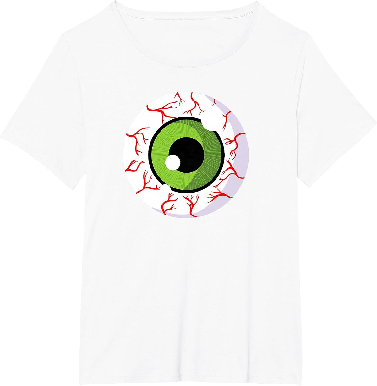 Halloween Eyeball Spooky Scary Eyeball T-Shirt - White