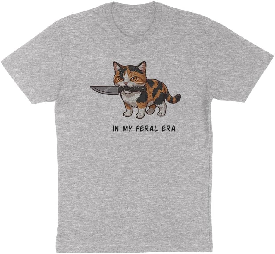 Calico Cat in My Feral Era T-Shirt Unisex - Grey