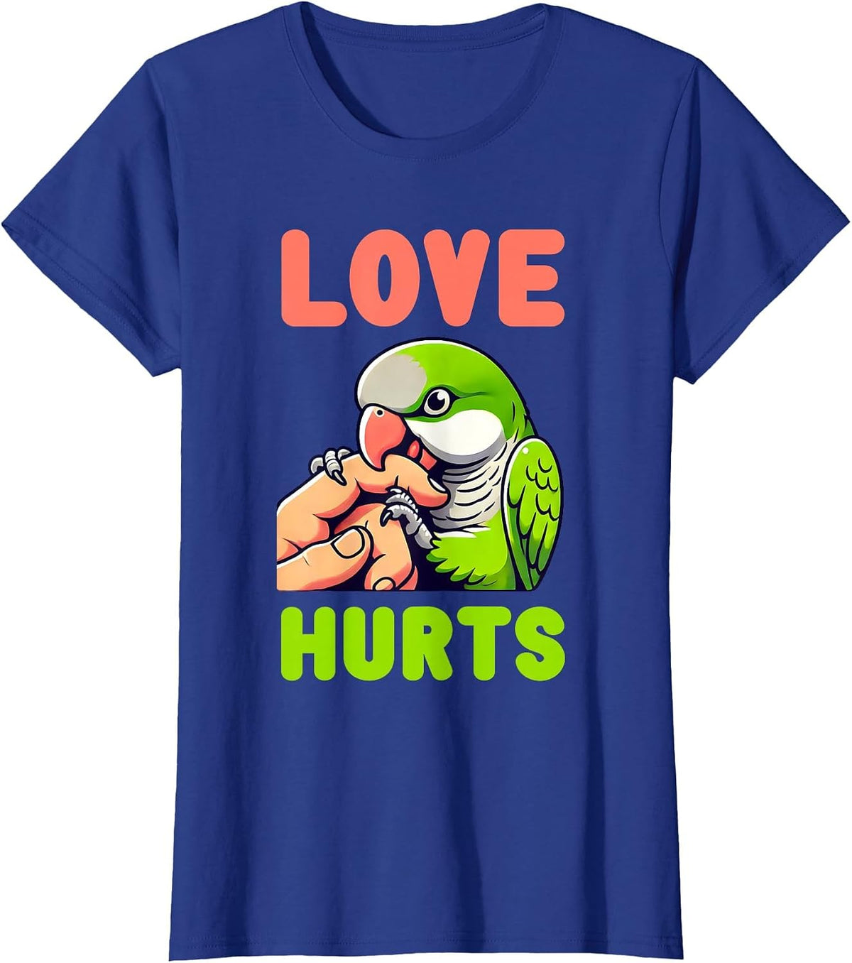 Monk Parrots Funny Bird Lover Design Men Women Quaker Parrot T-Shirt - Royal Blue