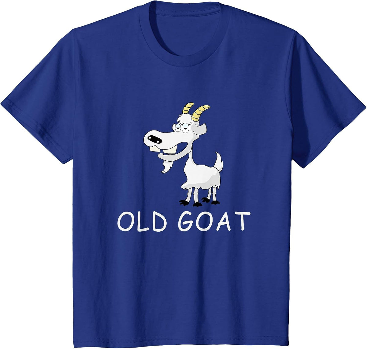 Funny Old Goat T-Shirt - Royal Blue