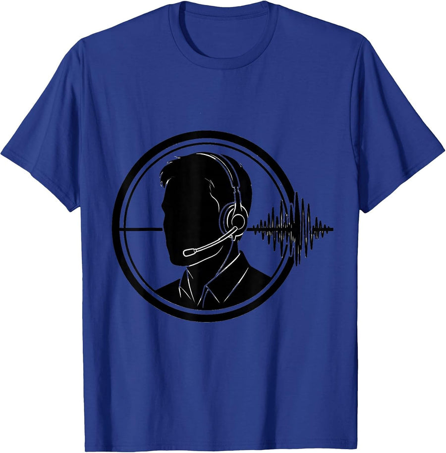 Dispatcher Badge EMS Paramedic EMT Crew T-Shirt - Royal Blue