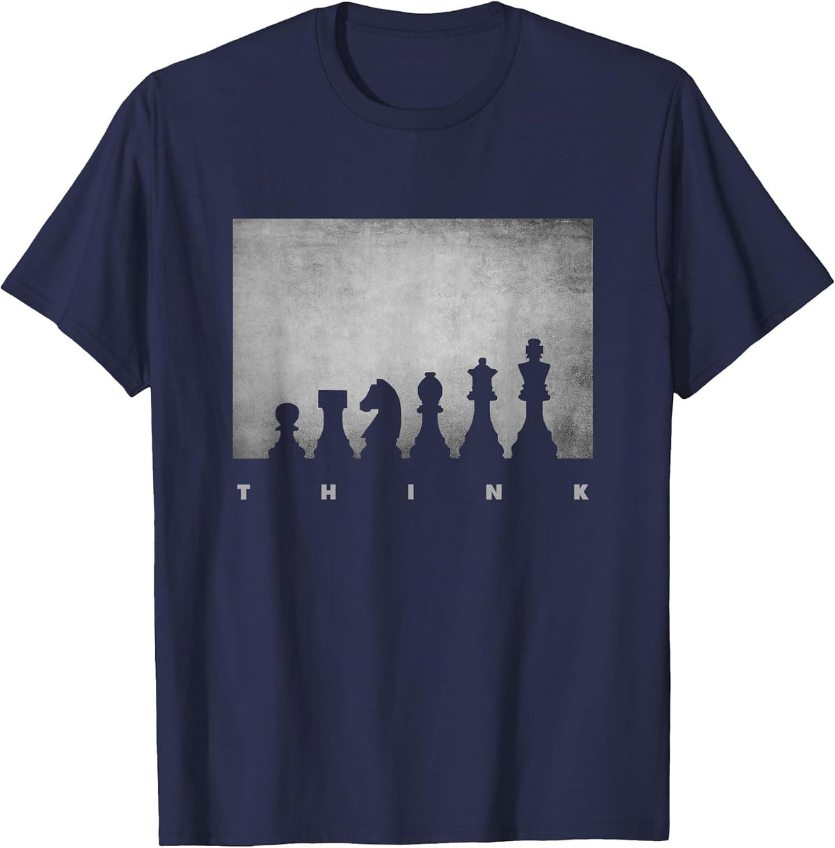 Chess Player T-Shirt - Navy Blue