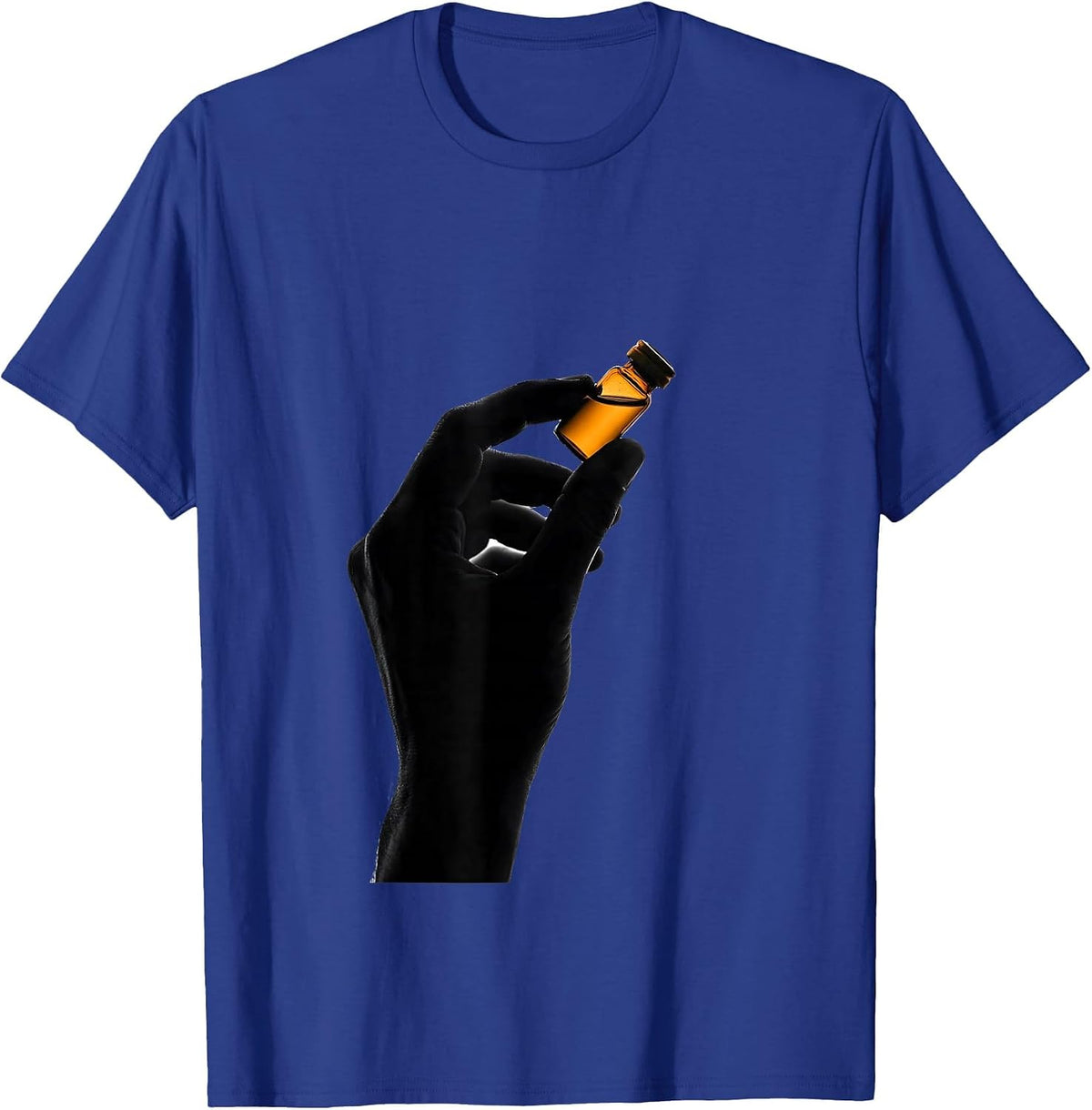 Men's Amber Vial Minimalist Pharmacy Tech Squad Appreciation T-Shirt - Royal Blue
