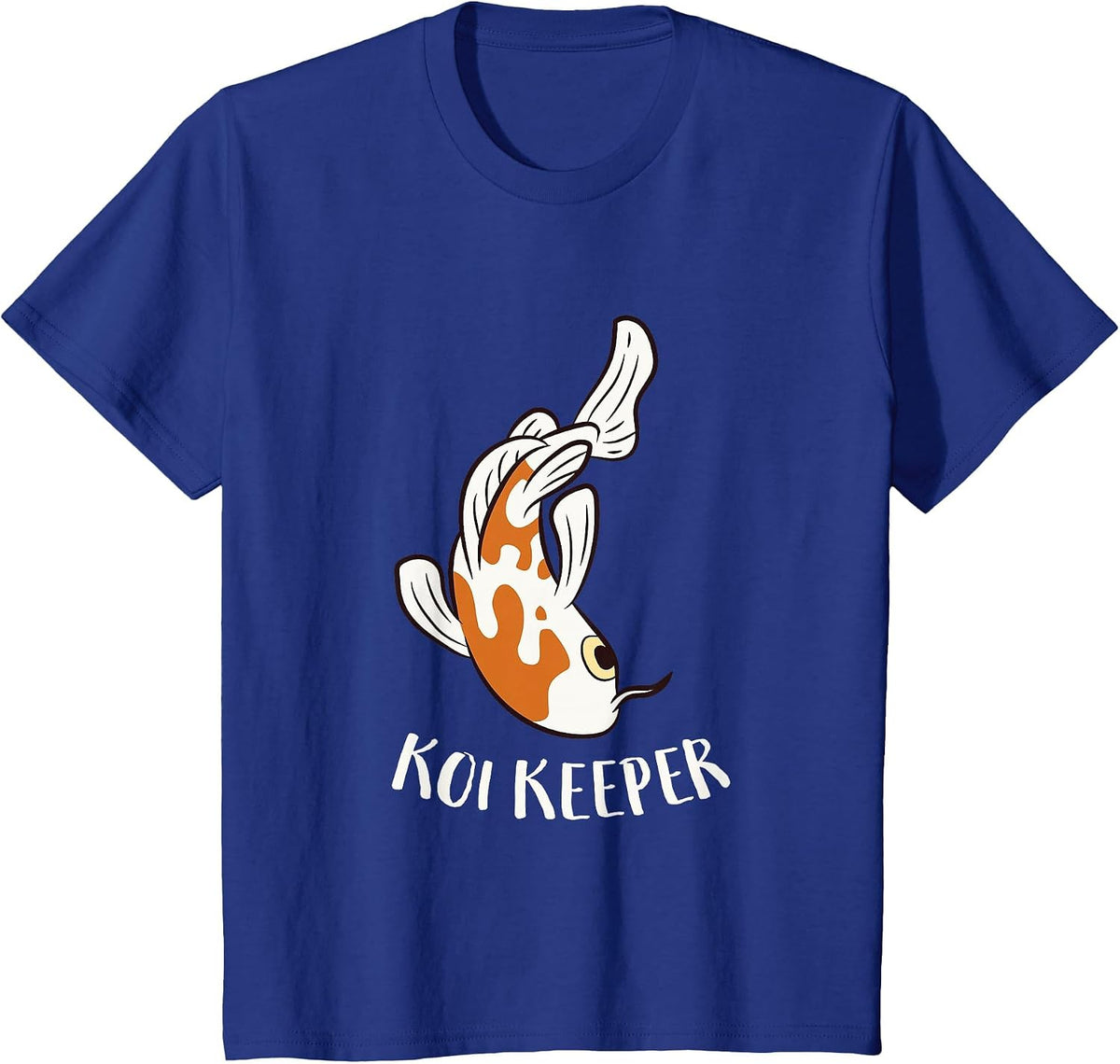 Koi Keeper Japanese Koi Fish Lover T-Shirt - Royal Blue