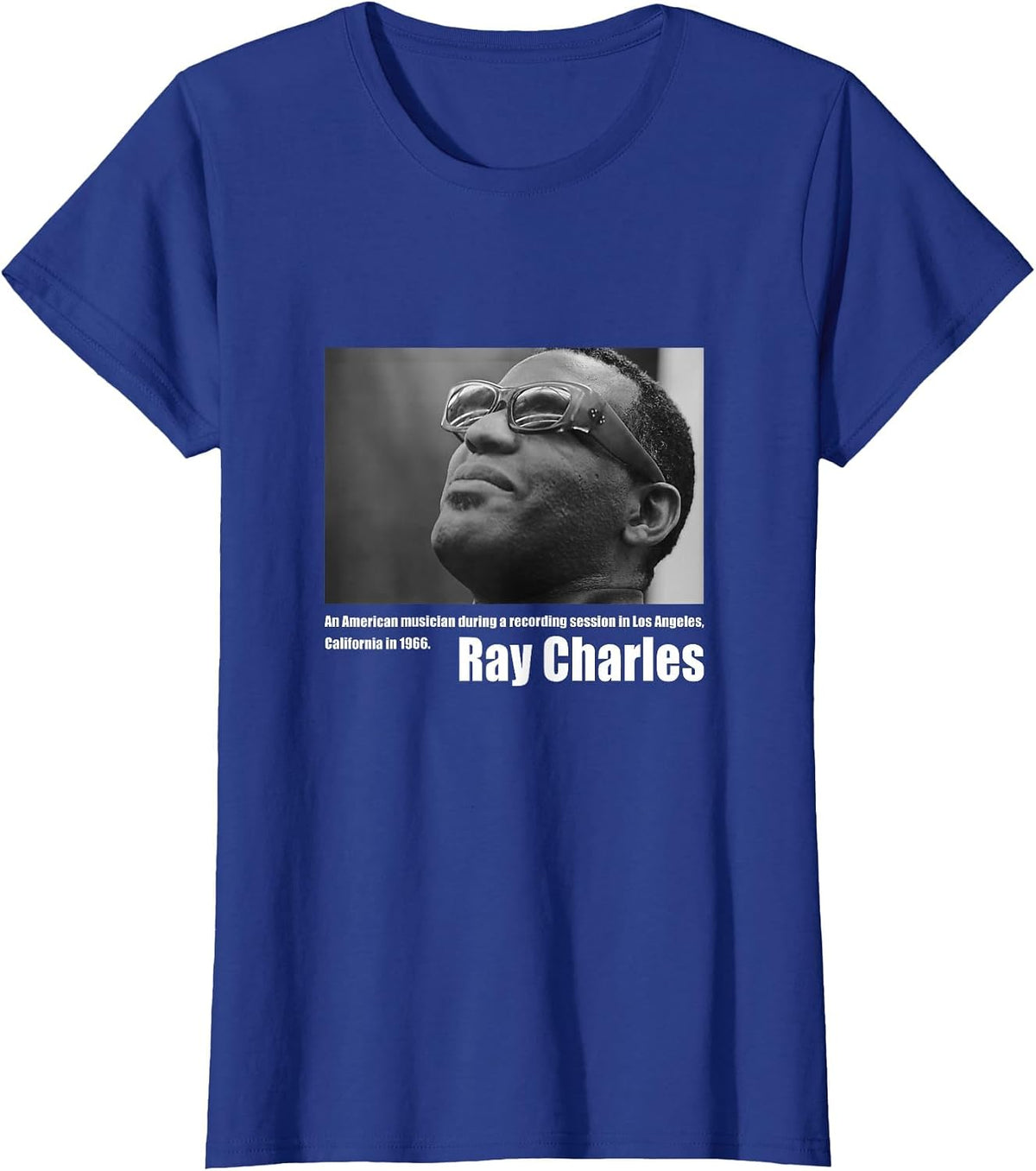 Ray Charles_001 T-Shirt - Royal Blue