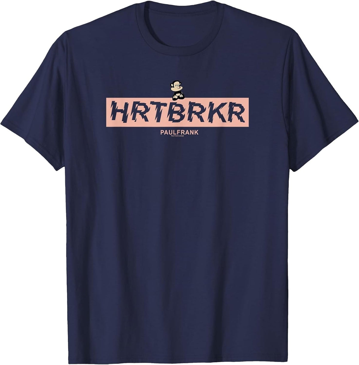 Paul Frank Valentine's Day Julius HRTBRKR T-Shirt - Navy Blue