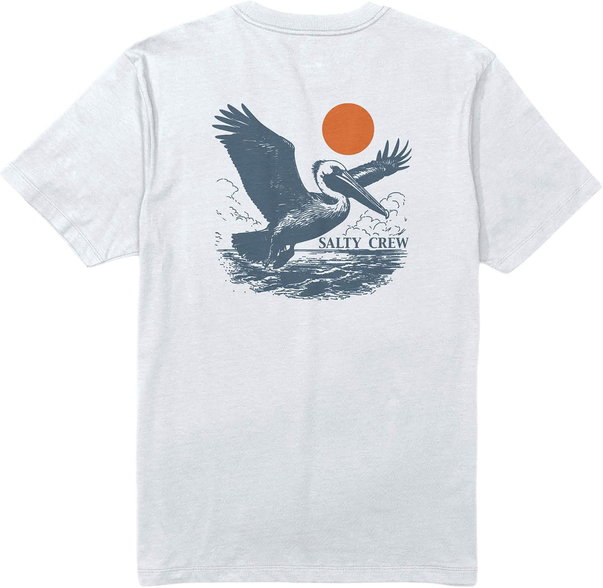 Salty Crew Men's Peli Graphic T-Shirt, 100% Cotton Tee, White - As Pictured