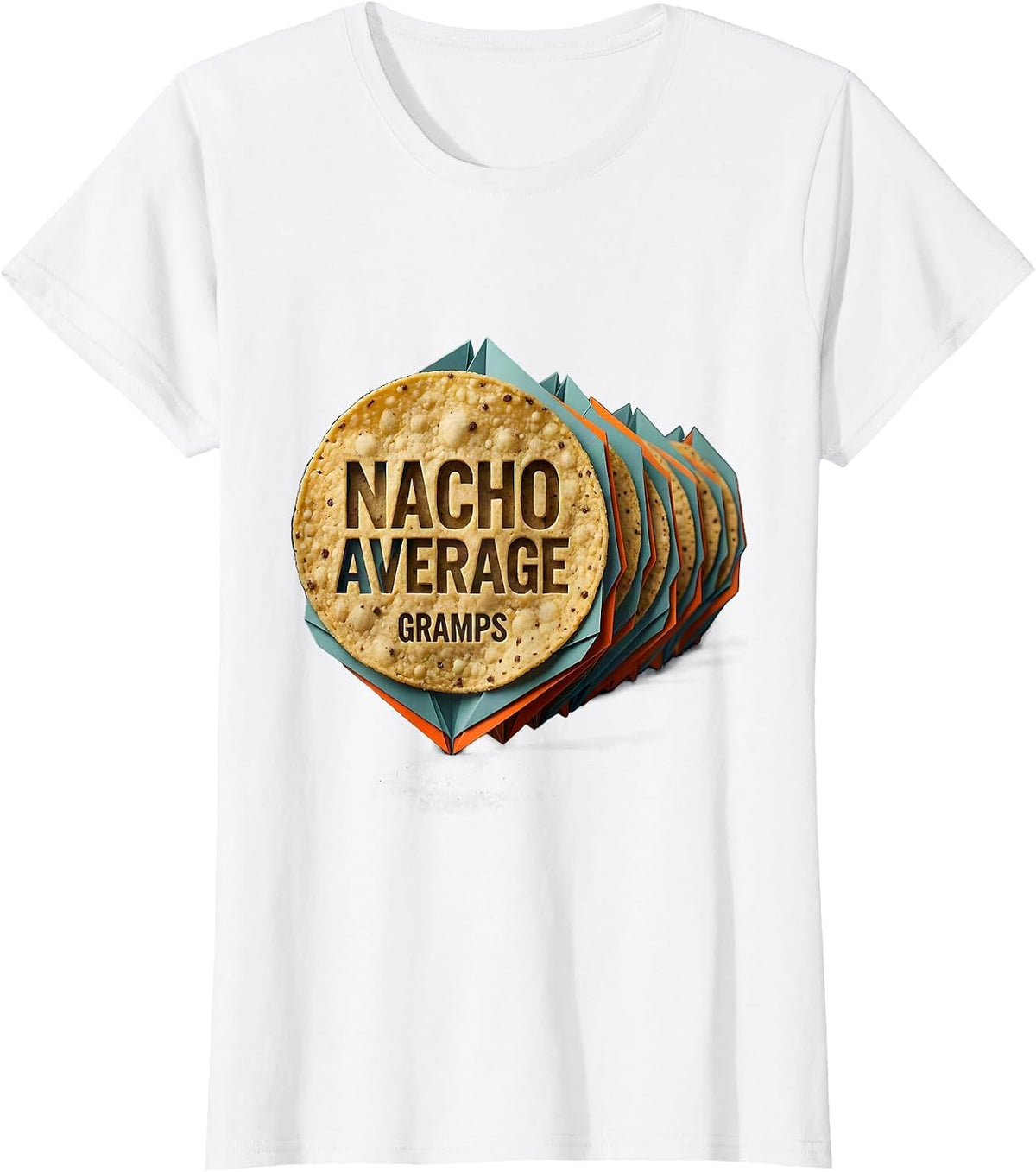 Women's Nacho Average Gramps Funny Grandpa Cinco De Mayo Party Gift T-Shirt - White