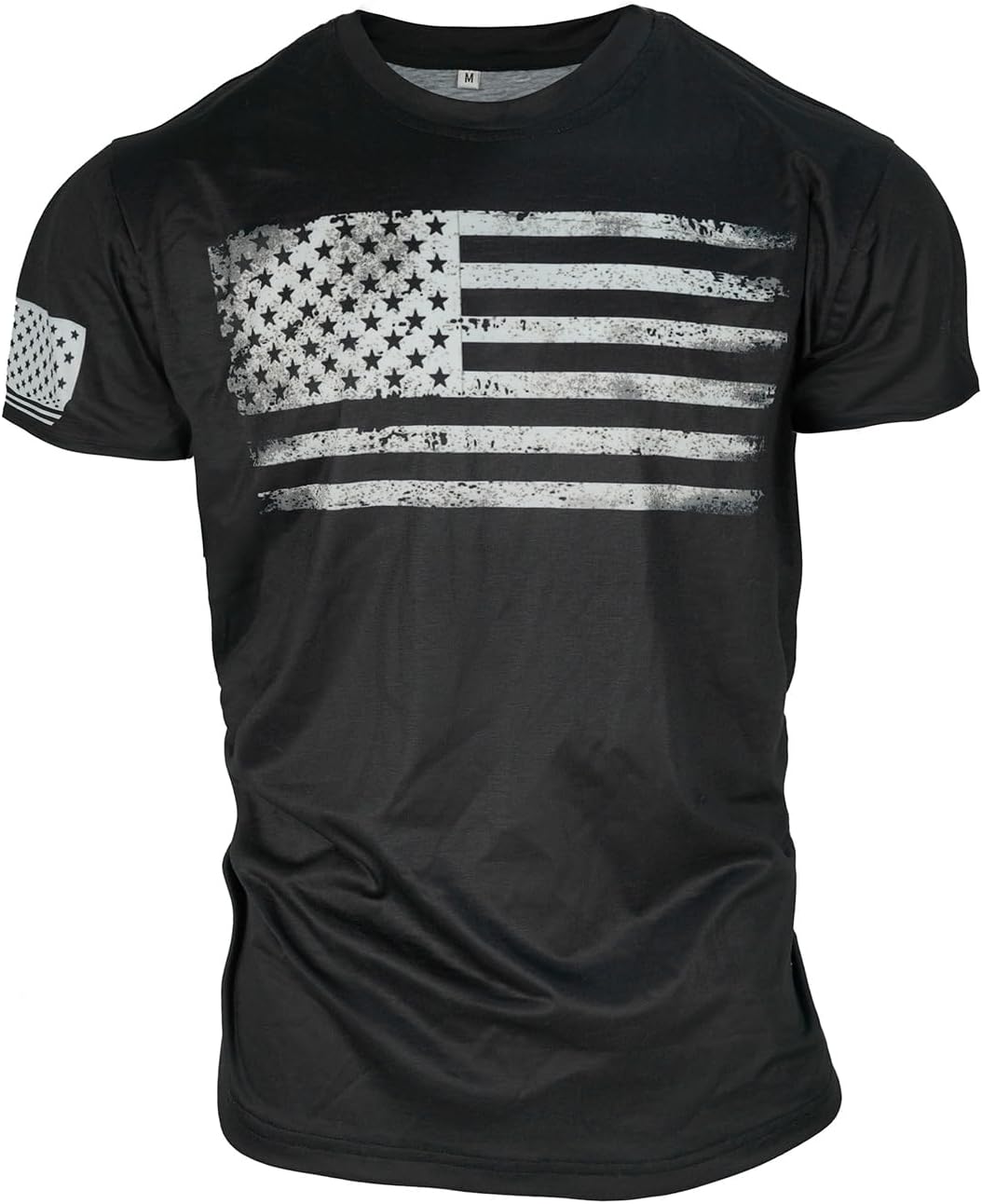 Men's Short Sleeved Patriotic Shirt July 4th US Flag T-Shirt - Tsm00539gc