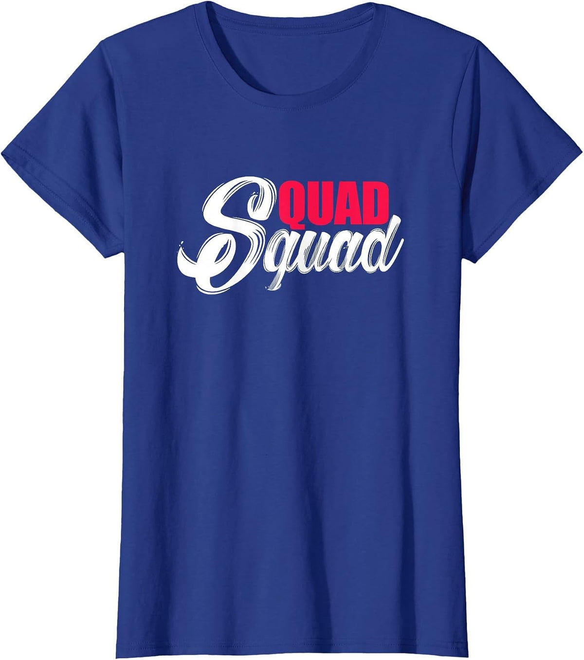 Quad Squad ATV Four Wheeler Biker T-Shirt - Royal Blue