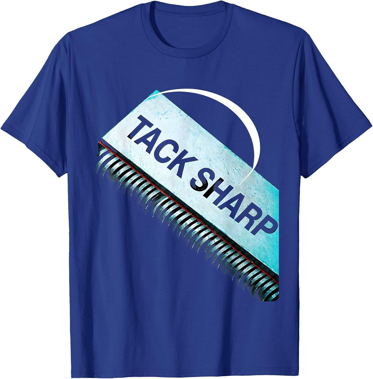 Men's Tack Sharp Funny Welder Metal Worker Trade Pride Humor T-Shirt - Royal Blue