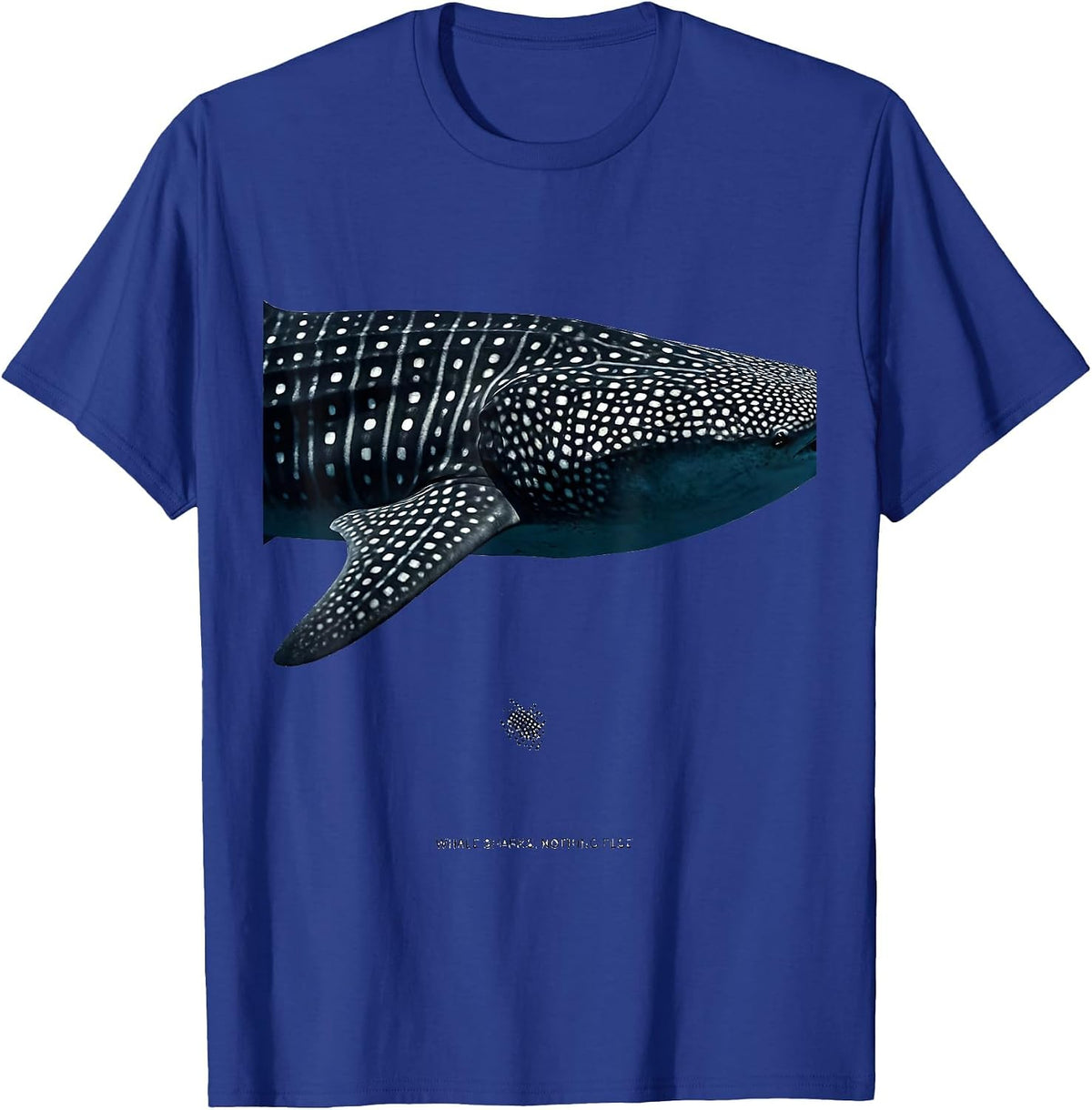 Men's Whale Sharks Nothing Else Animal Skin Pattern Marine T-Shirt - Royal Blue
