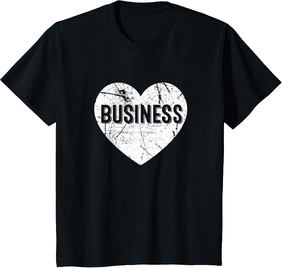 Heart Love to Teach Business Proud Teacher T-Shirt - Black