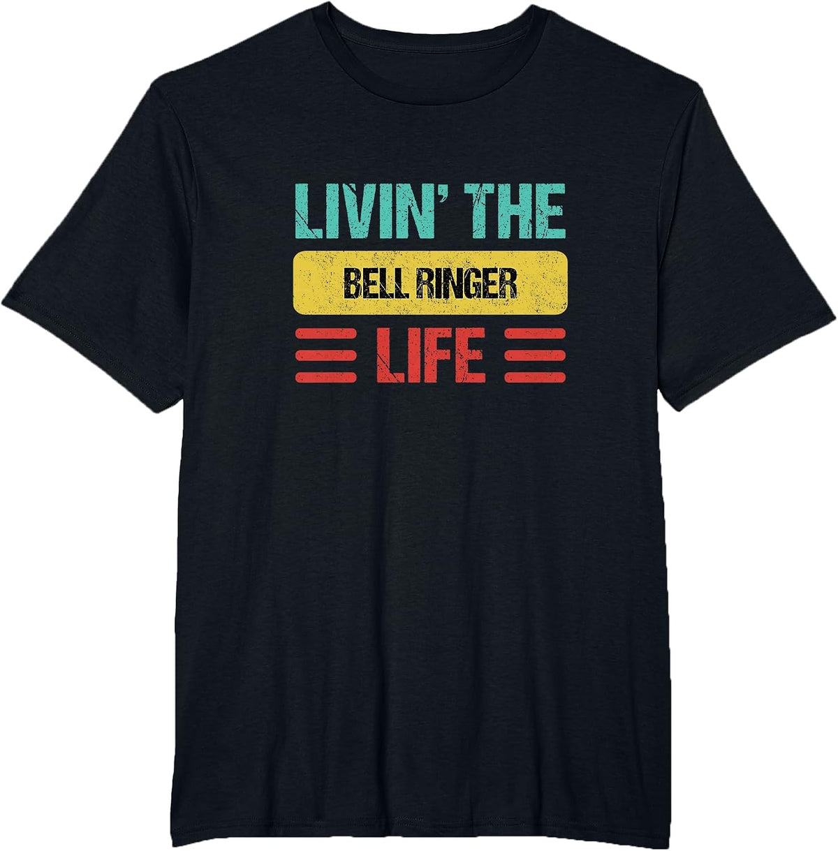 Bell Ringer T-Shirt - Black