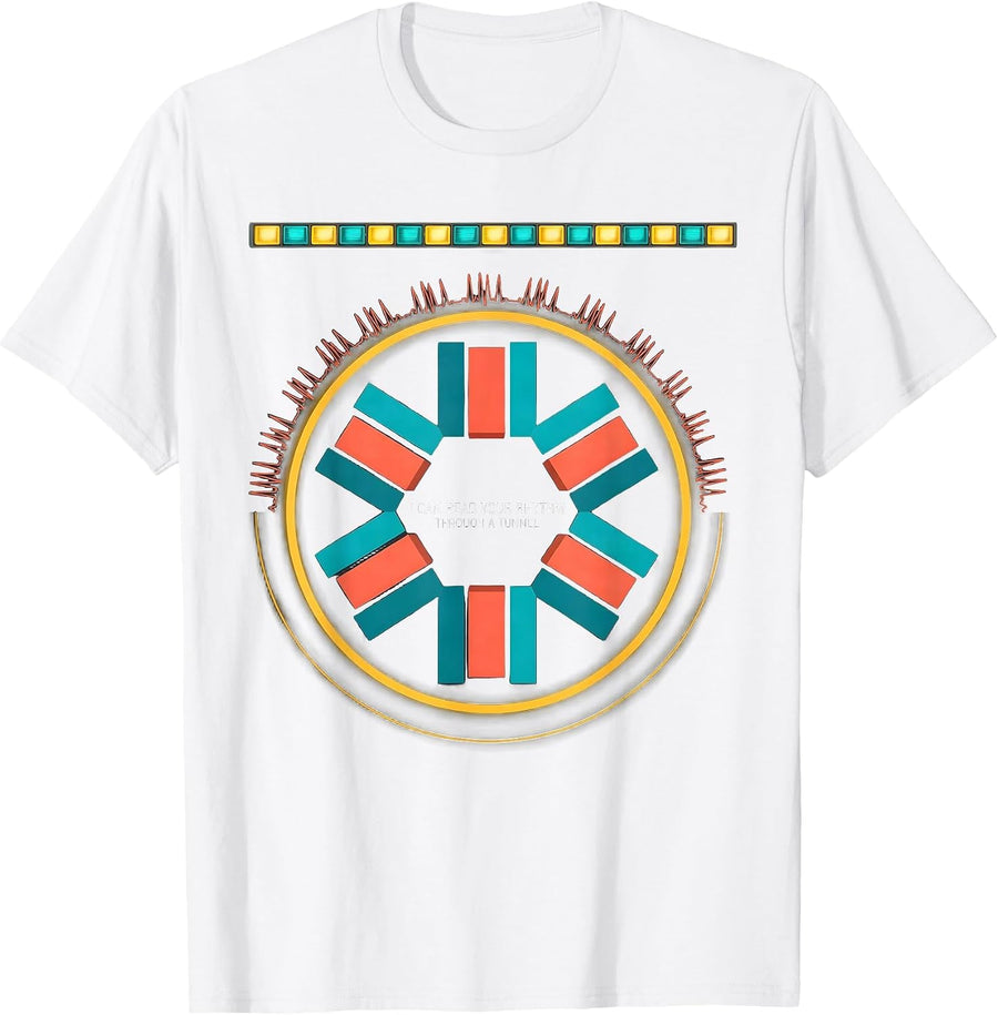 Men's I Can Read Your Rhythm Through A Tunnel Funny EMT Paramedic T-Shirt - White