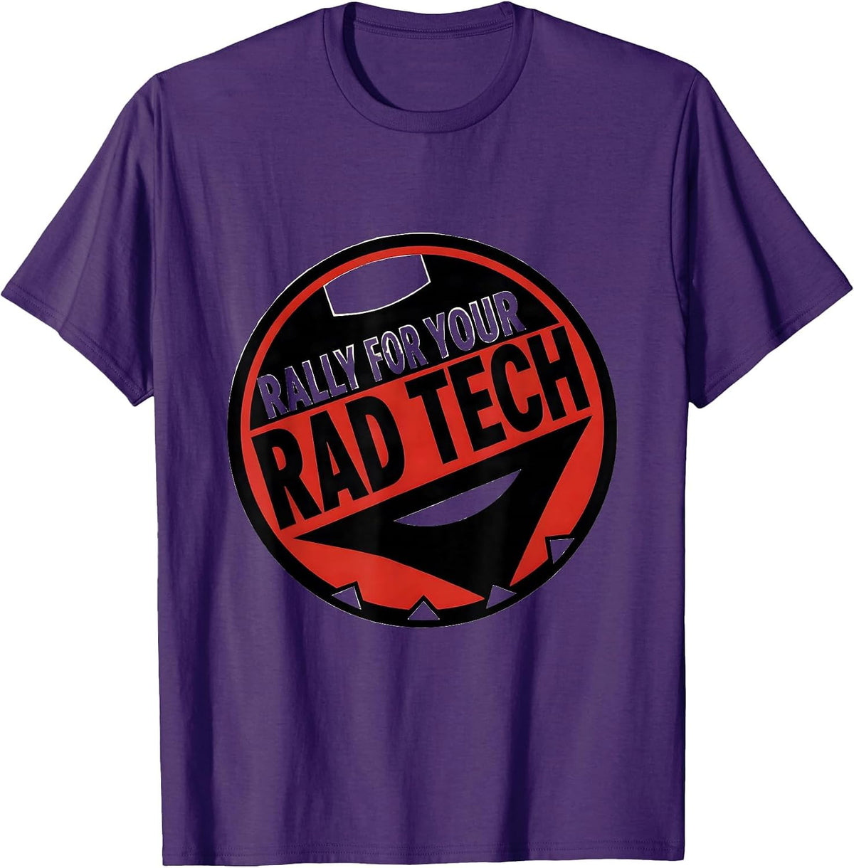 Men's Rally For Your Rad Tech Funny Radiology Tech Humor T-Shirt - Purple