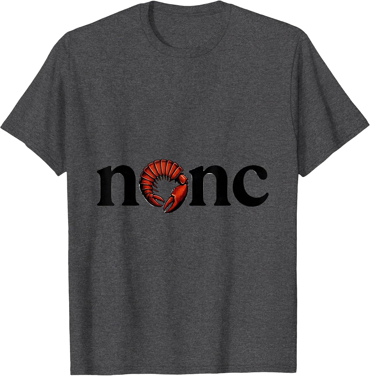 Nonc Funny Cajun Crawfish Boil Mardi Gras T-Shirt - Dark Heather Grey