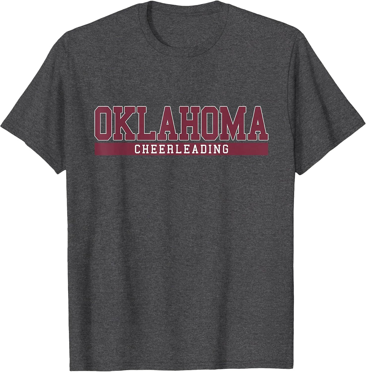 Oklahoma Cheerleading T-Shirt - Dark Heather Grey
