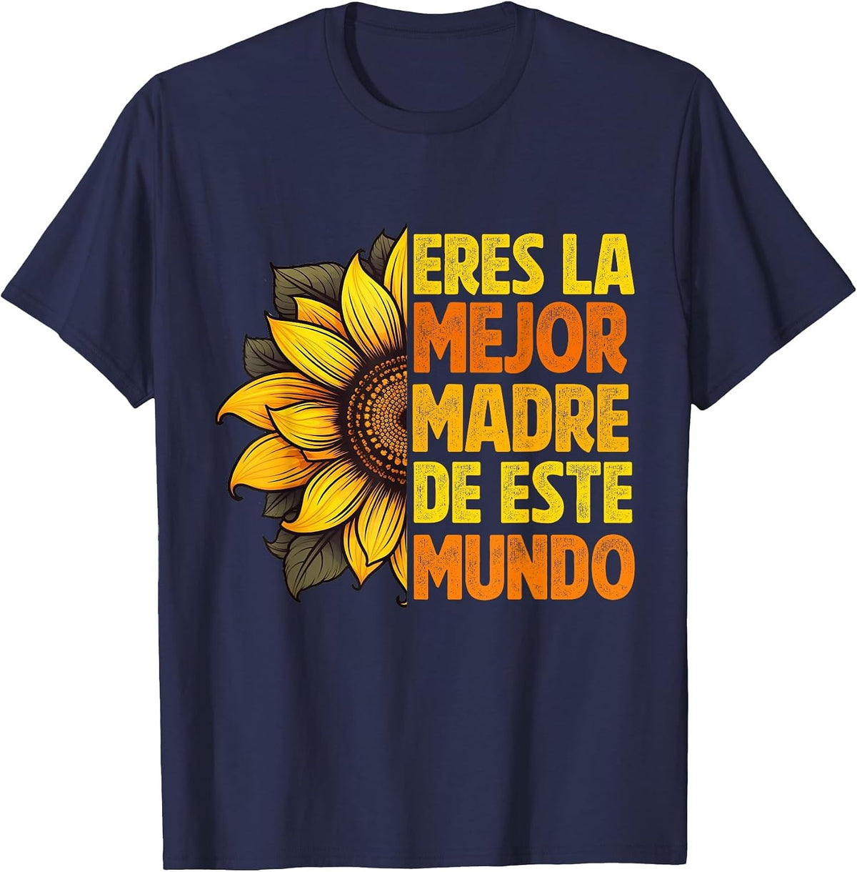 Regalos para Mama Dia De Las Madre Espanol Camiseta Abuela T-Shirt - Navy Blue