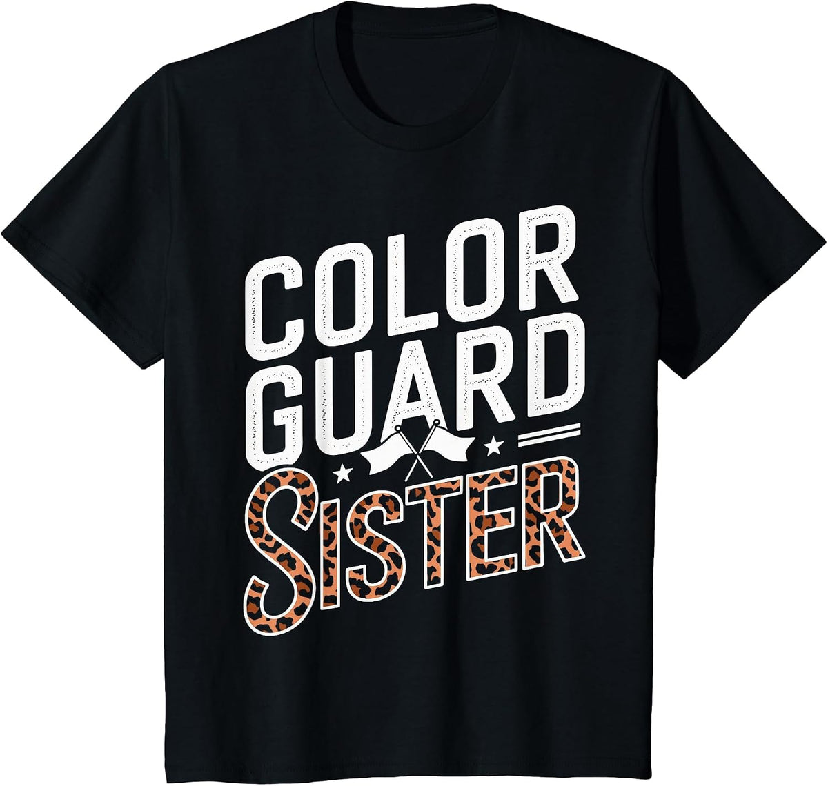 Color Guard Sister T-Shirt - Black