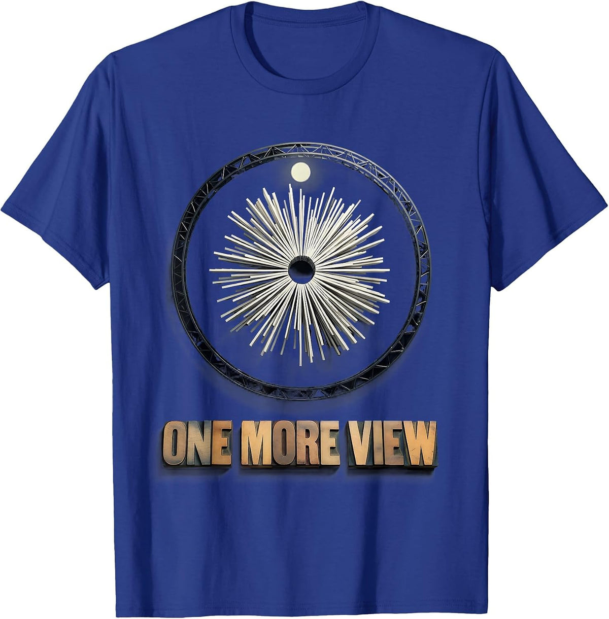 One More View Funny Radiologic Technologist X-Ray Tech Gift T-Shirt - Royal Blue