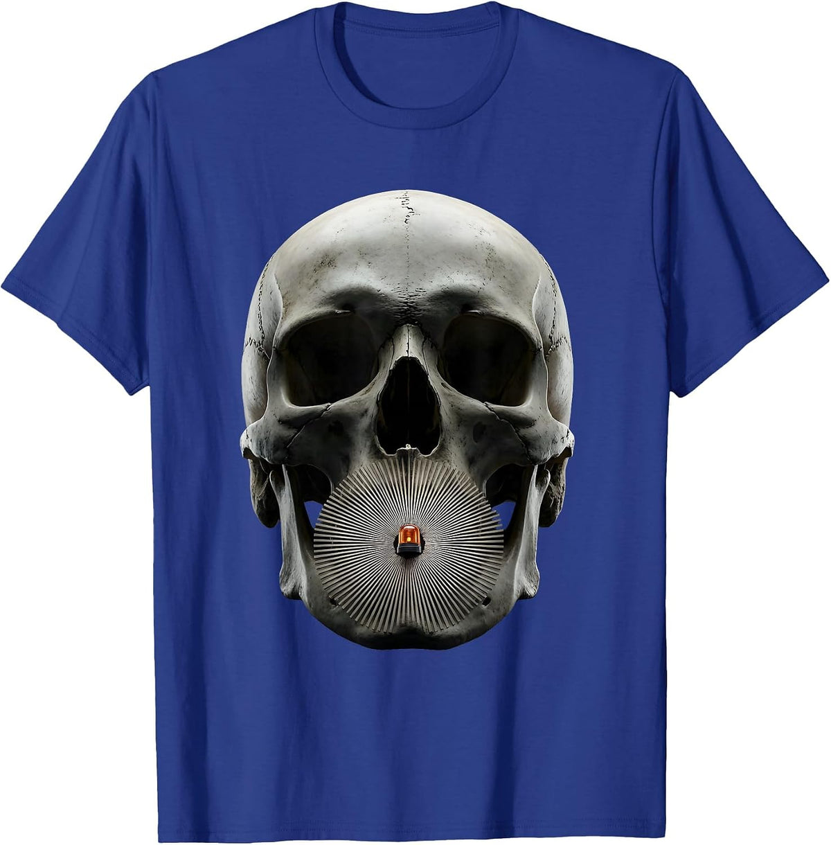 Responder Helmet Noise Halo Funny First Responder Gift T-Shirt - Royal Blue
