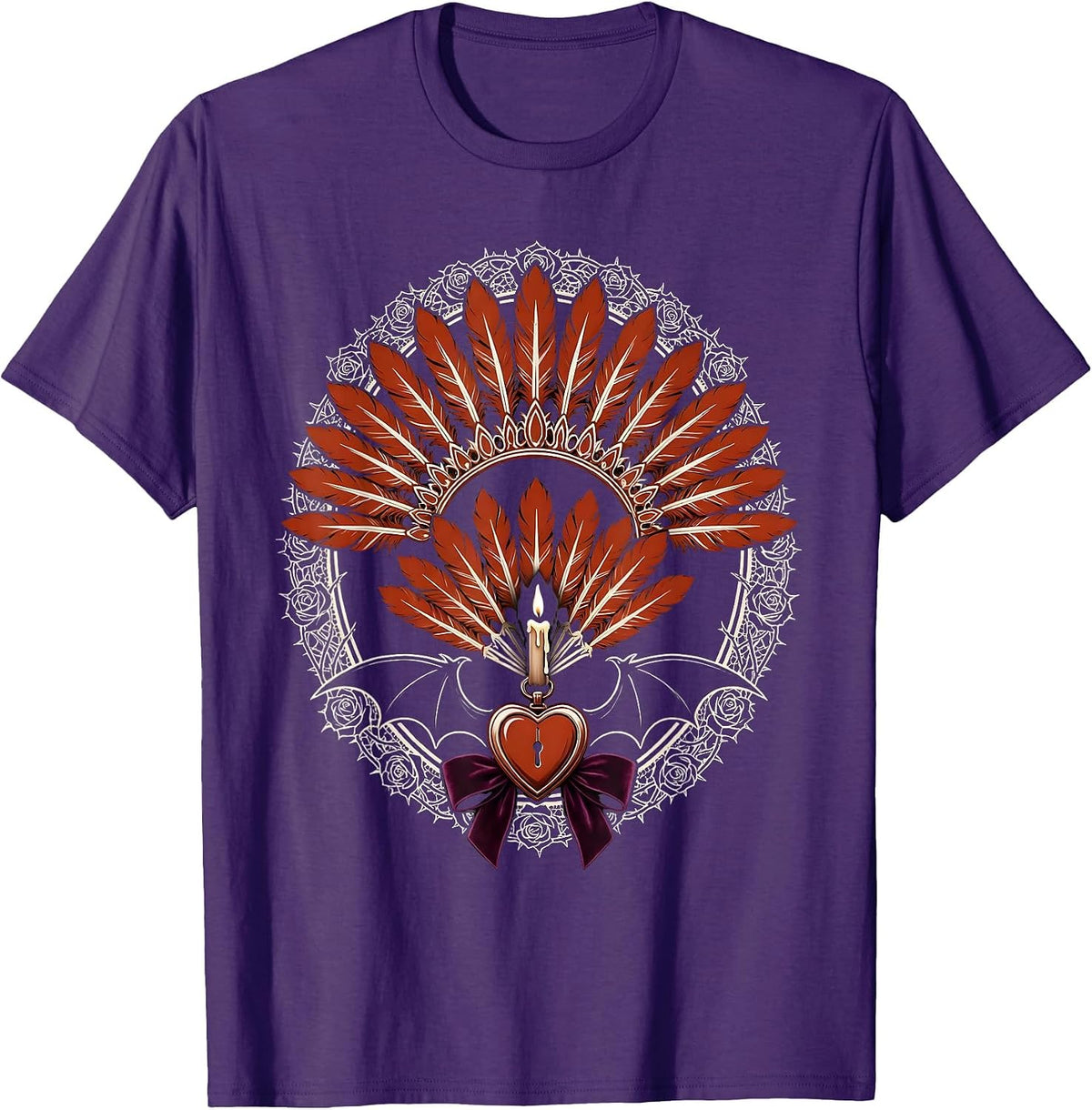 Men's Showgirl Shadow Stage Silhouette Graphic T-Shirt - Purple