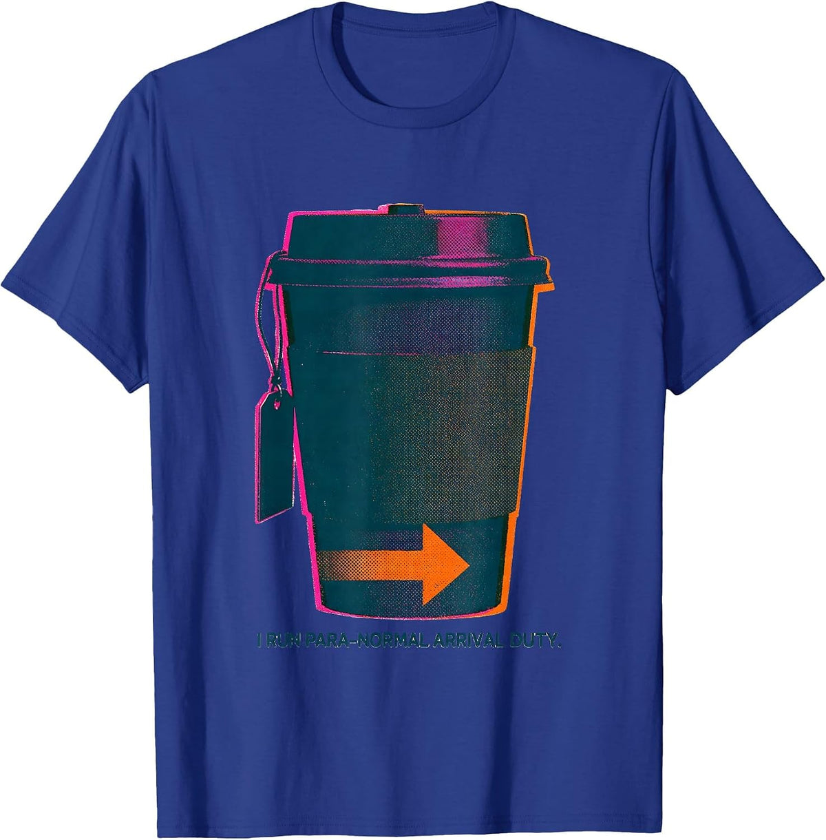 I Run Para-Normal Arrival Duty Funny Paraprofessional Para T-Shirt - Royal Blue