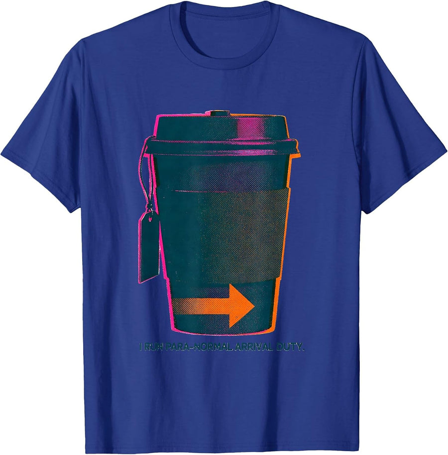 I Run Para-Normal Arrival Duty Funny Paraprofessional Para T-Shirt - Royal Blue