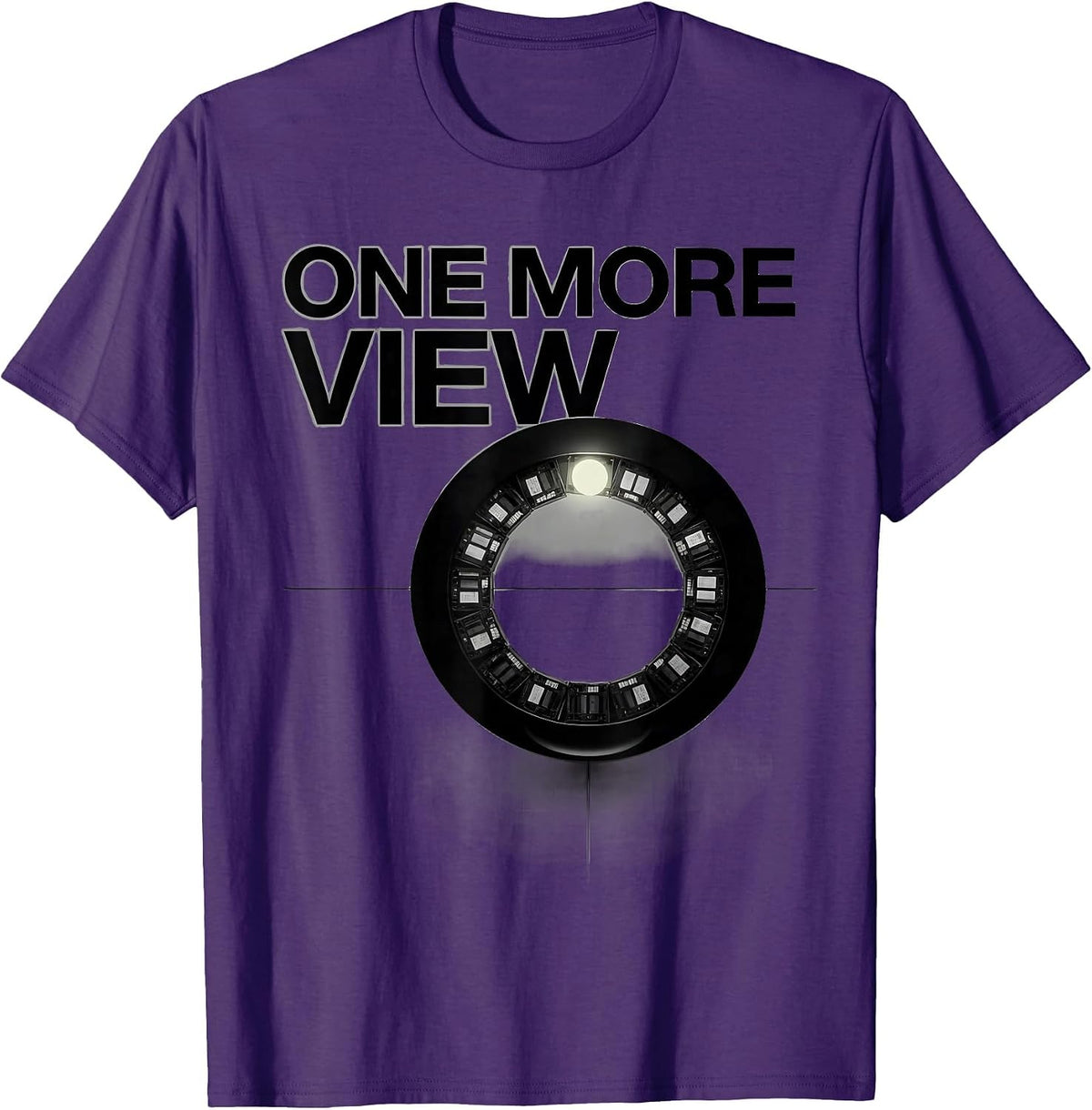 One More View Funny Radiologic Technologist X-ray Tech Humor T-Shirt - Purple