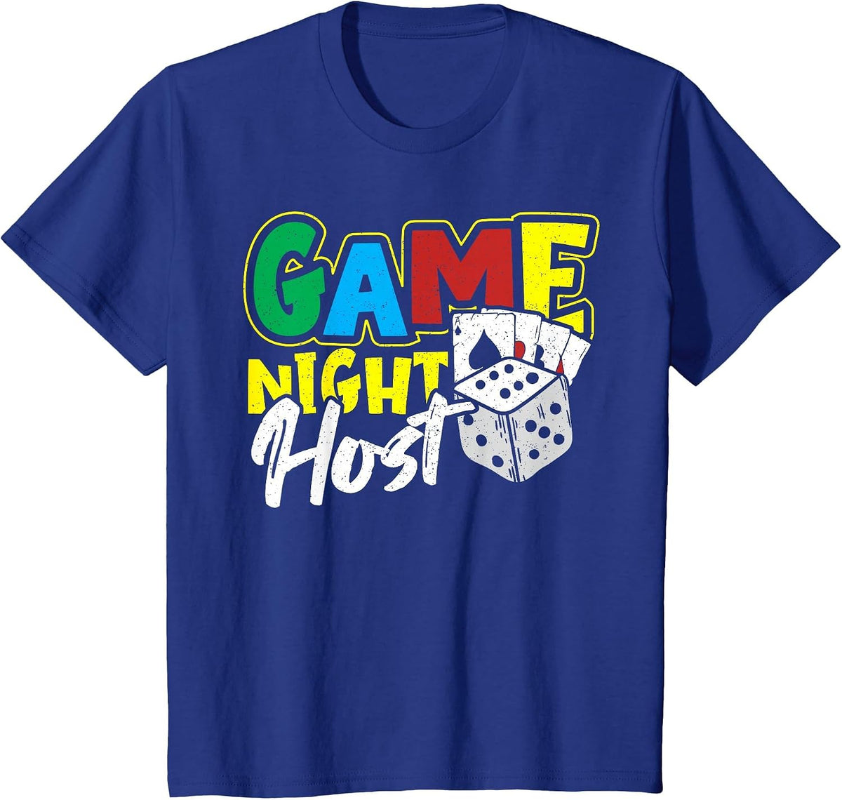 Game Night Host T-Shirt - Royal Blue