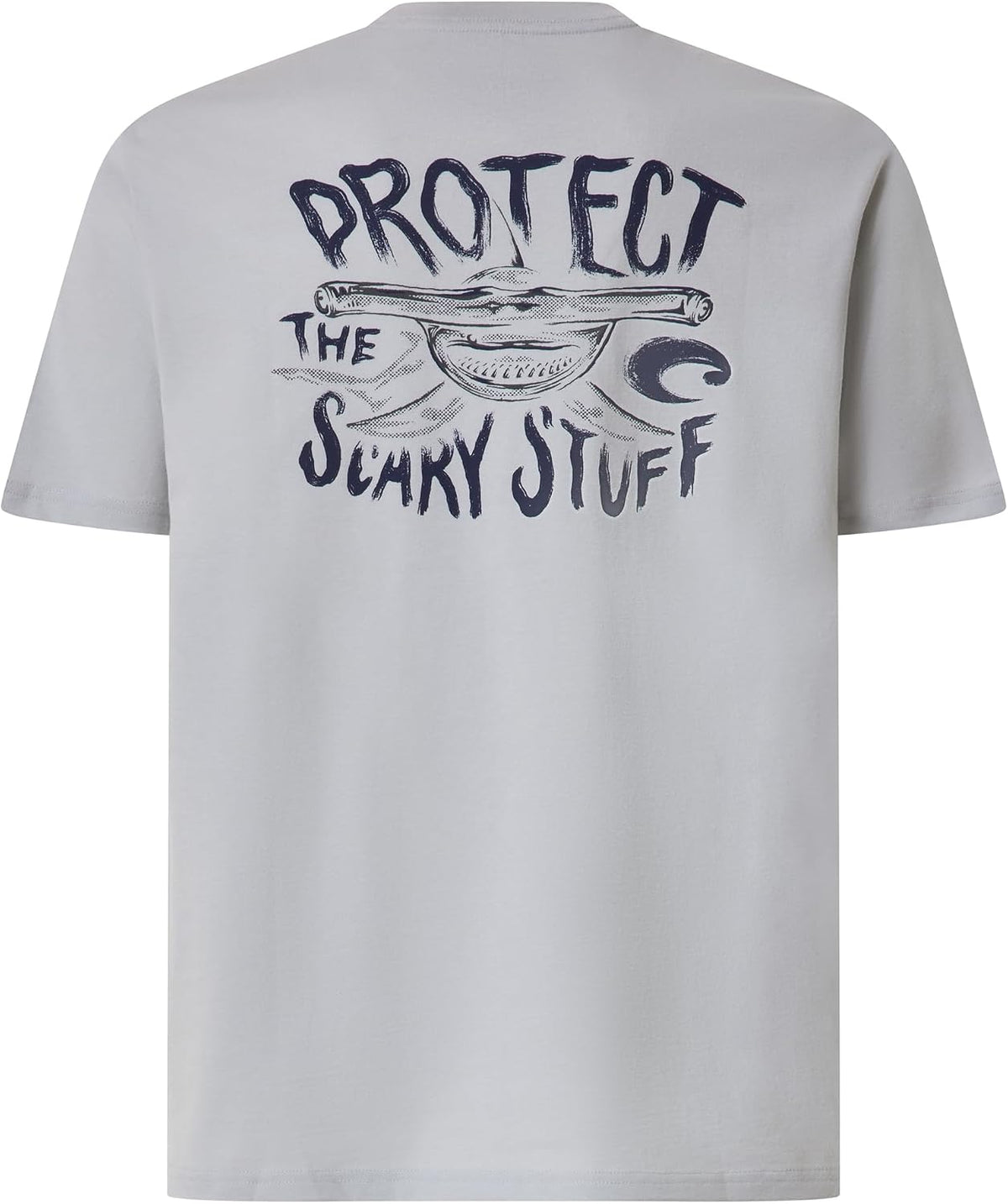 Costa Del Mar Men's Shark Hammerhead T-Shirt - Silver