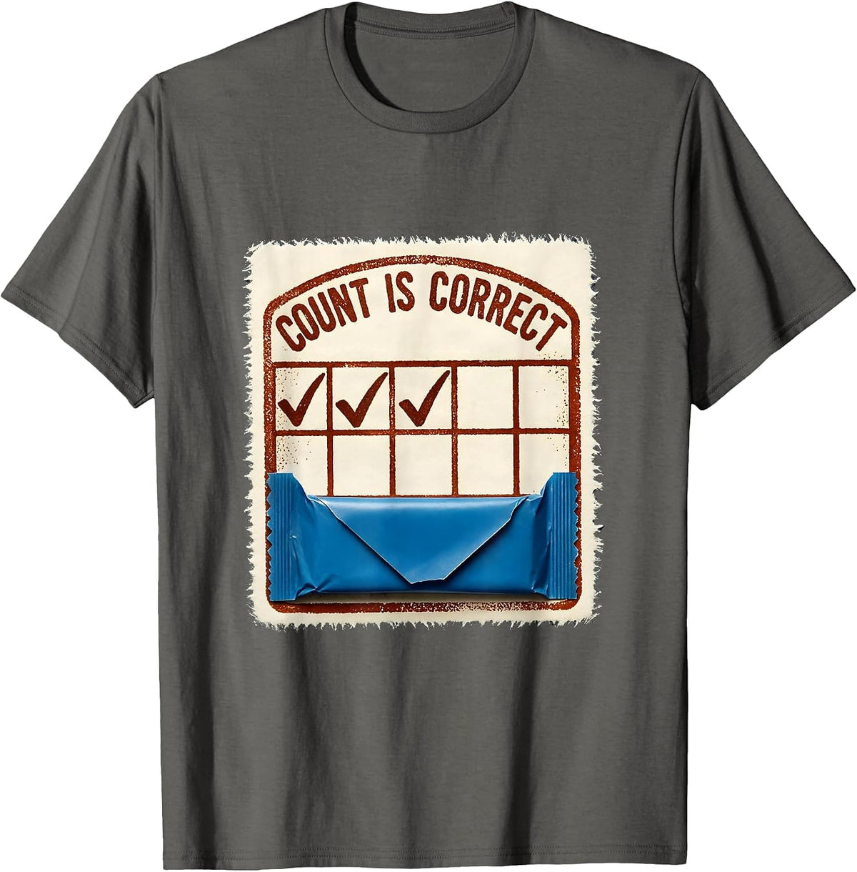 Men's Count Is Correct Funny Surgical Tech Scrub Tech Appreciation T-Shirt - Asphalt Grey