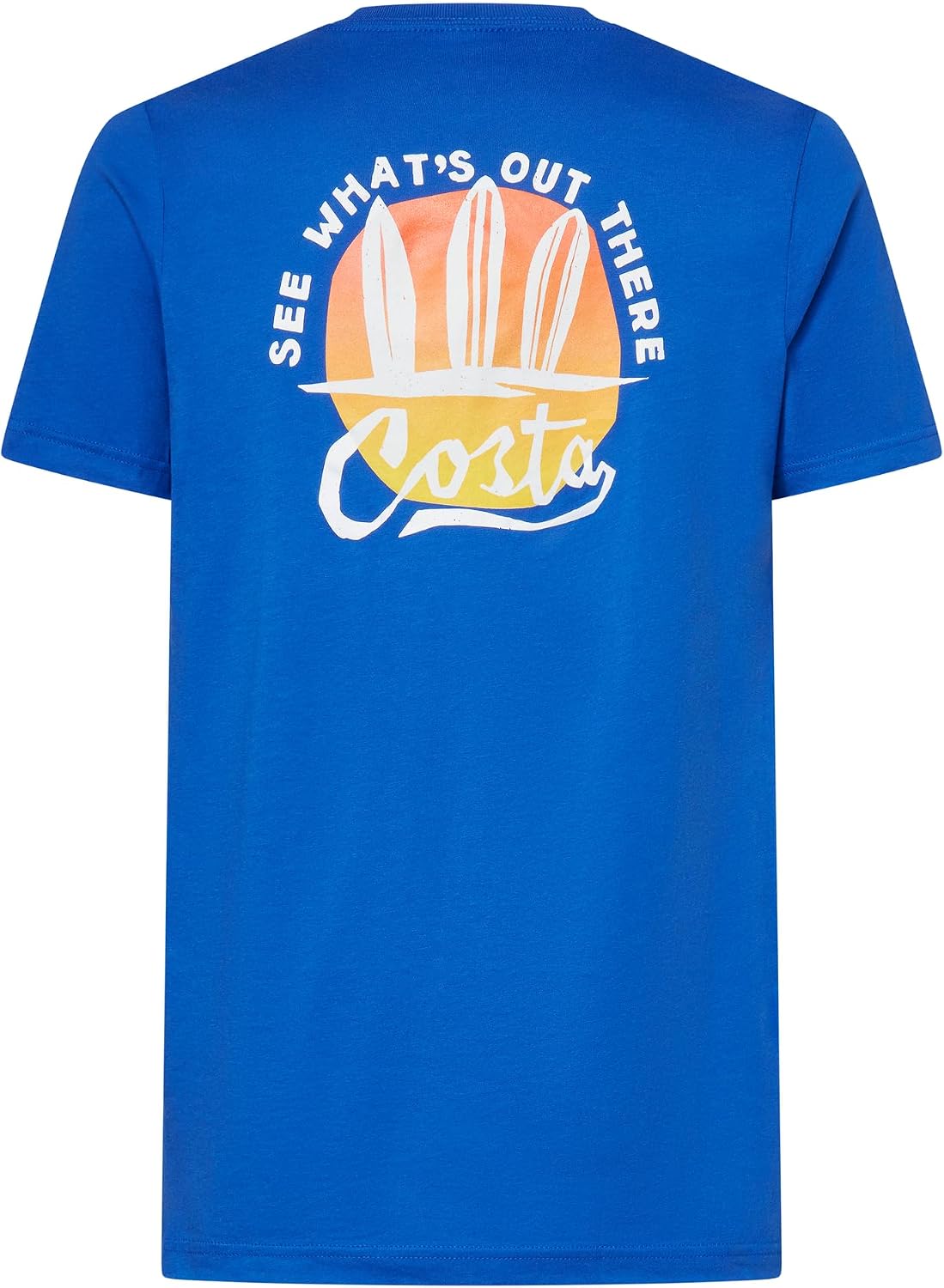 Costa Del Mar Men's Surf Silhouettes T-Shirt - Channel Blue