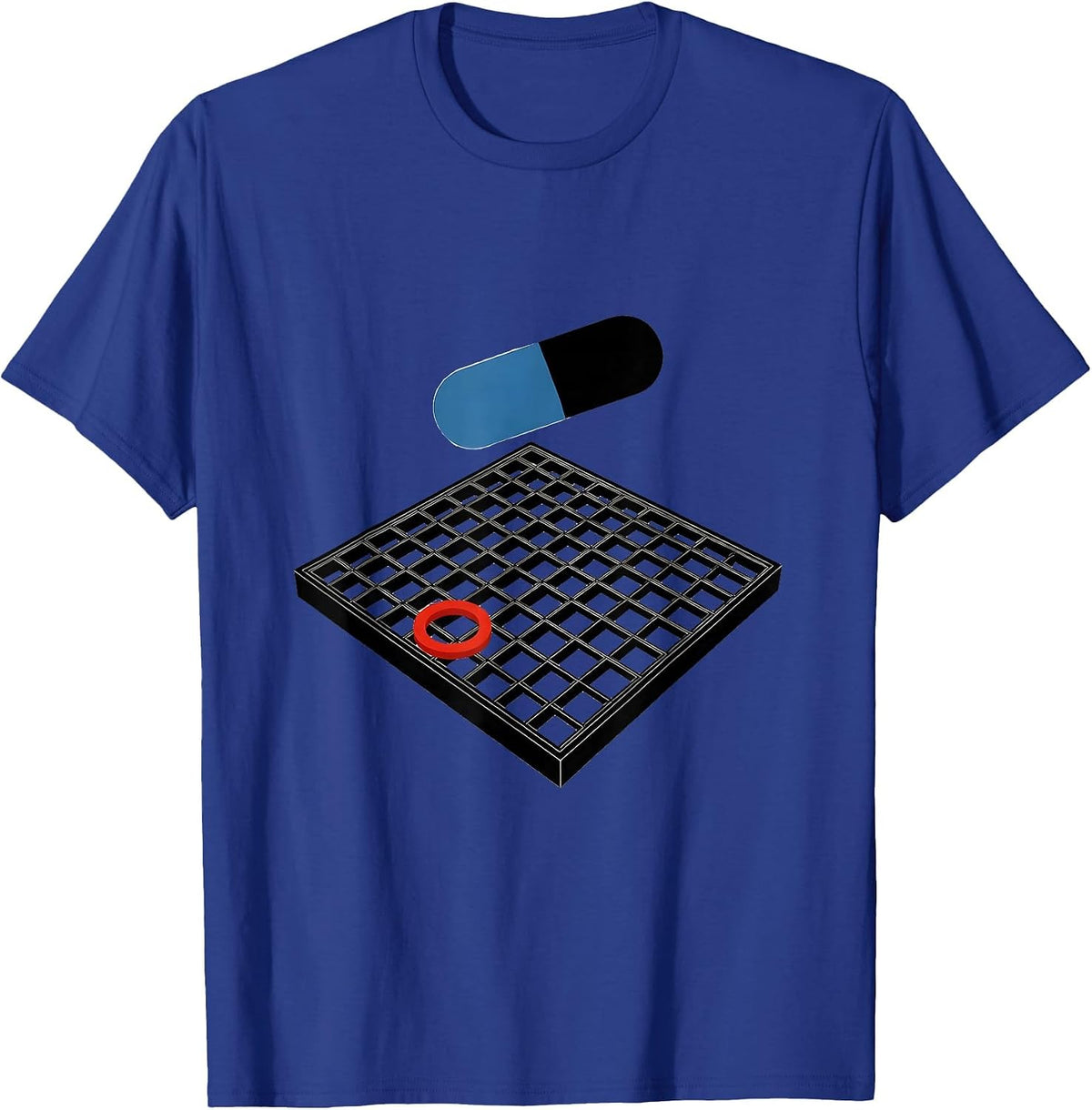 Men's Geometric Pharmacy Counter Pharmacy Tech Humor Gift T-Shirt - Royal Blue