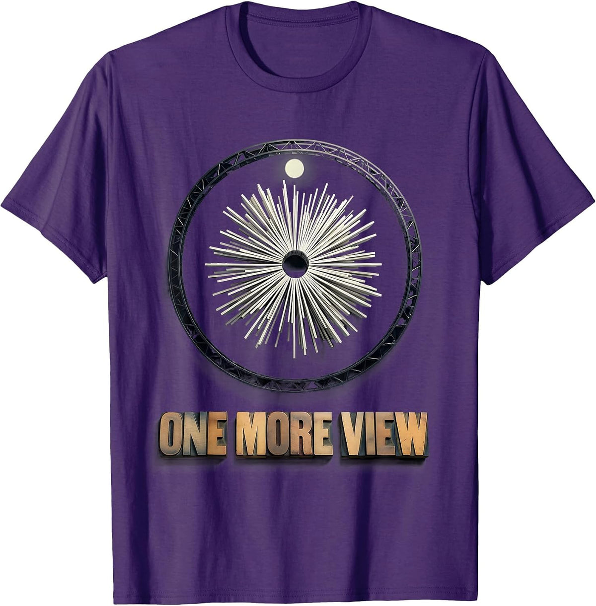 One More View Funny Radiologic Technologist X-Ray Tech Gift T-Shirt - Purple