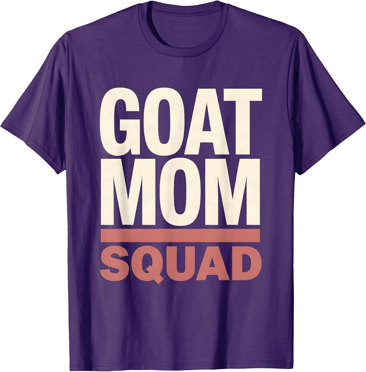 Goat Mom Squad Proud Goat Lover Design T-Shirt - Purple