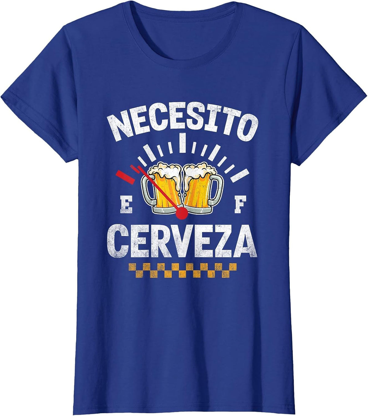 Necesito Cerveza Funny Beer Drinking Lovers Beers Men Women T-Shirt - Royal Blue