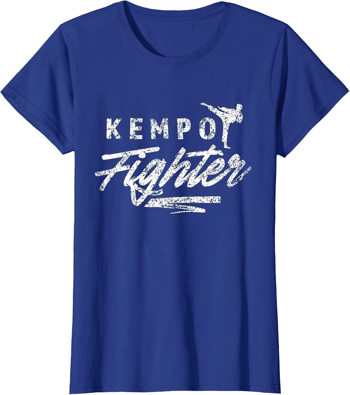 Kempo Fighter Karate Shaolin Kenpo Martial Arts T-Shirt - Royal Blue