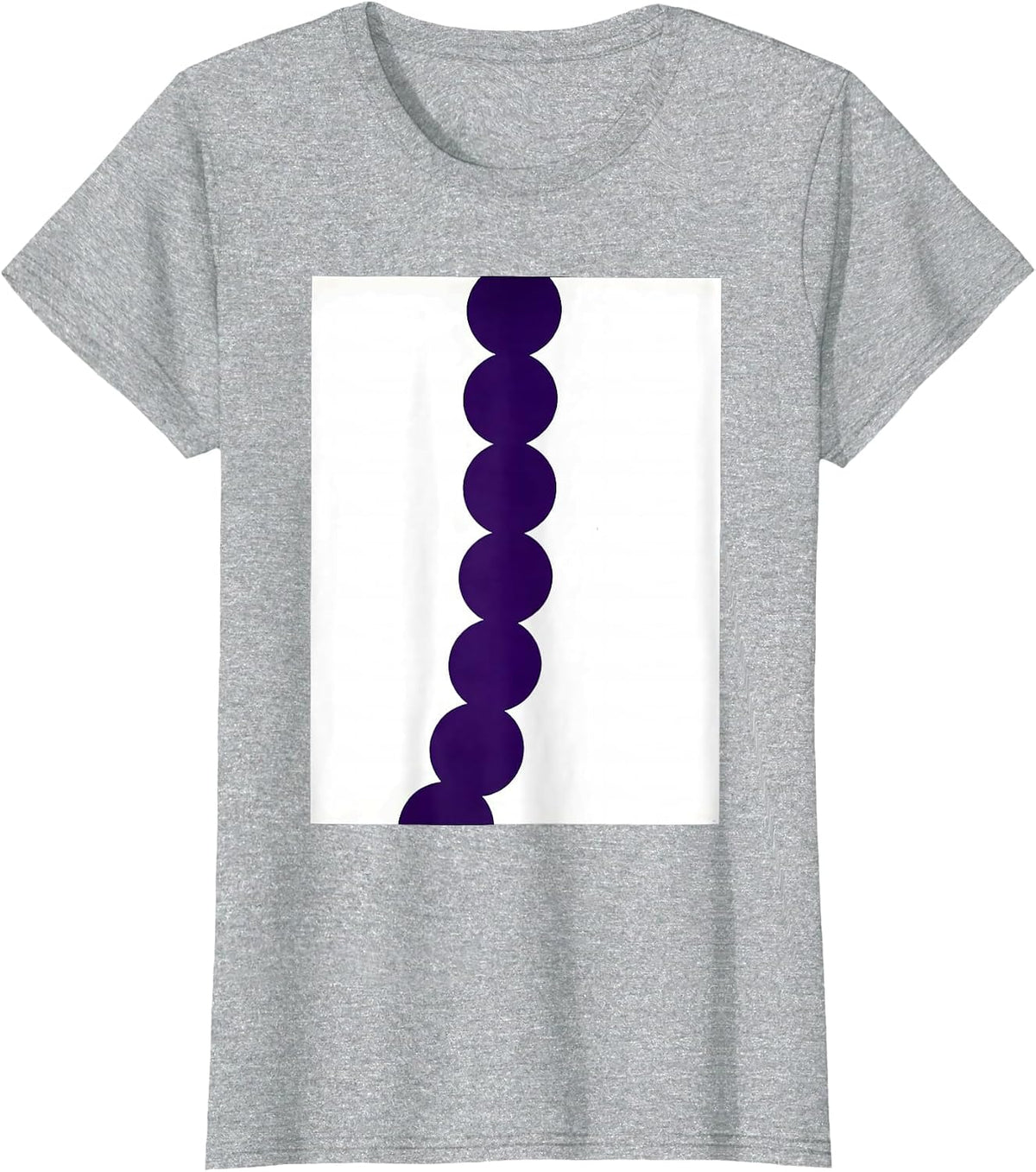 Carnival Beads Minimalist Mardi Gras Party Group T-Shirt - Heather Grey