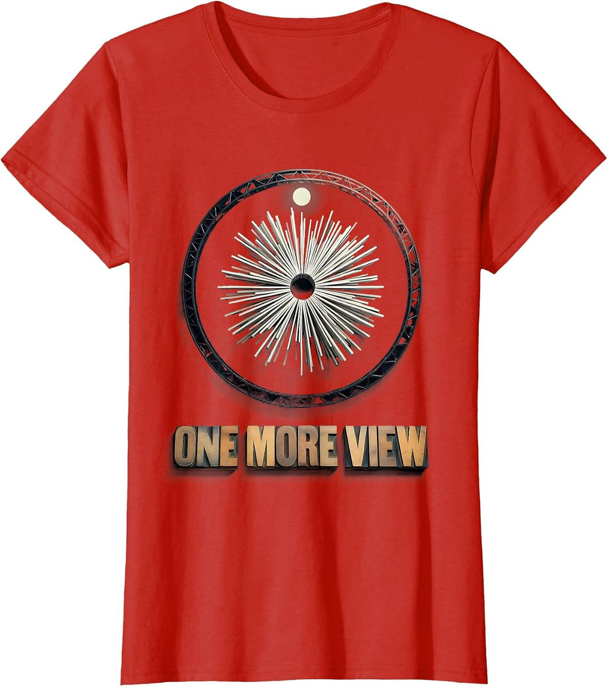 One More View Funny Radiologic Technologist X-Ray Tech Gift T-Shirt - Red