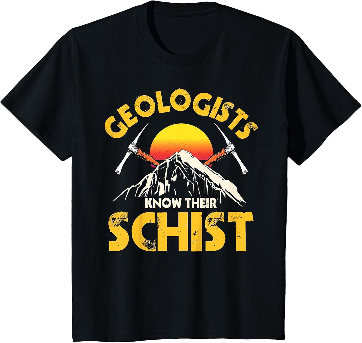 Geology Geologists Earth Scientists Mineral Rock Lovers T-Shirt - Black