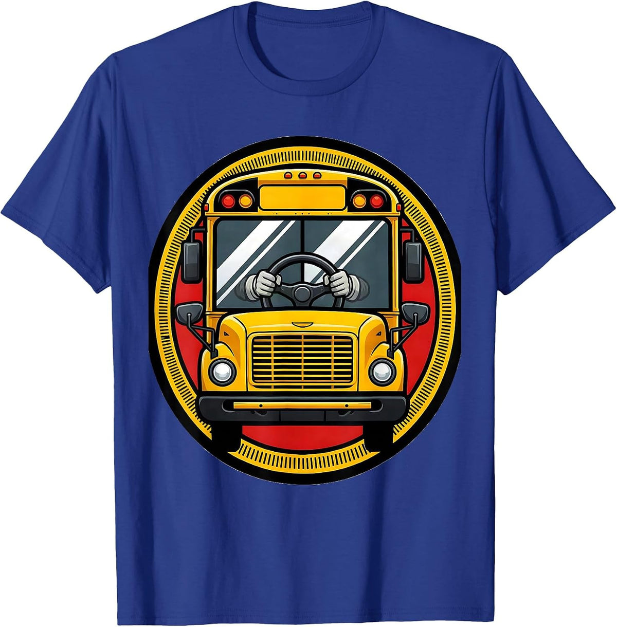 School Bus Driver Funny Costume Humor T-Shirt - Royal Blue