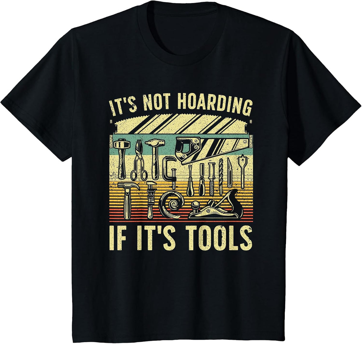 Funny Woodworker Art for Men Carpenter Wood Working Tools T-Shirt - Black